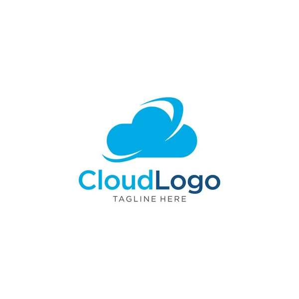 Cloud Logo Template Vector Illustration Design Icon — Stock Vector