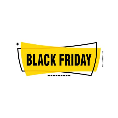 Kara Cuma yazıt tasarım şablonu. Kara Cuma afişi. Vektör illüstrasyonu