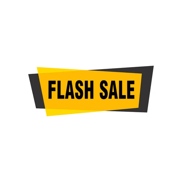 Flash Sale Banner Sjabloon Ontwerp Vector Illustratie — Stockvector