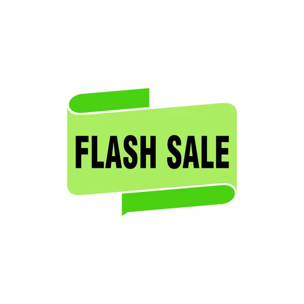 Flash Πώληση Banner Πρότυπο Design Vector Εικονογράφηση — Διανυσματικό Αρχείο