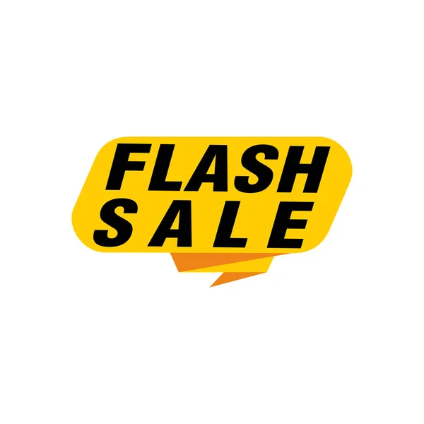 Flash Πώληση Banner Πρότυπο Design Vector Εικονογράφηση — Διανυσματικό Αρχείο