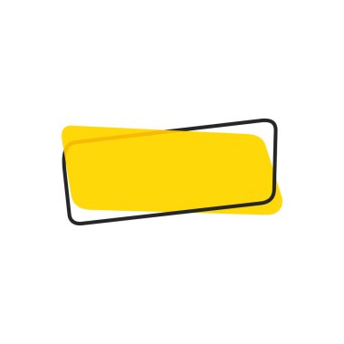 Düz doğrusal promosyon şerit afiş, kaydırma, fiyat etiketi, etiketi, rozet, poster. Vektör çizim