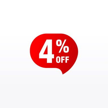 4 indirim, Etiketler için Satış Vektörü rozetleri, Etiketler, Afişler, Etiketler, Web Çıkartmaları, Yeni Teklif. İndirimli origami işaret pankartı