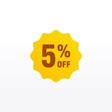 5 indirim, Etiketler için Satış Vektörü rozetleri, Etiketler, Afişler, Etiketler, Web Çıkartmaları, Yeni Teklif. İndirimli origami işaret pankartı