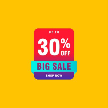 30 indirim, Etiketler için Satış Vektörü rozetleri, Etiketler, Afişler, Etiketler, Web Çıkartmaları, Yeni Teklif. İndirimli origami işaret pankartı