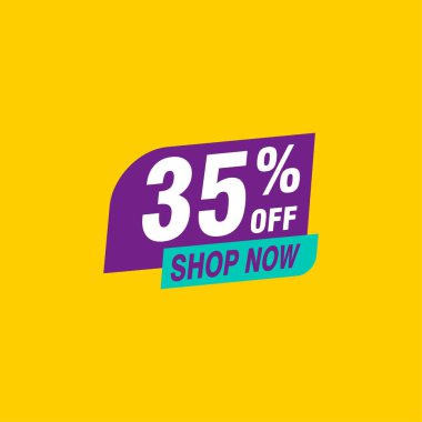 35 indirim, Etiketler için Satış Vektörü rozetleri, Etiketler, Afişler, Etiketler, Web Çıkartmaları, Yeni Teklif. İndirimli origami işaret pankartı