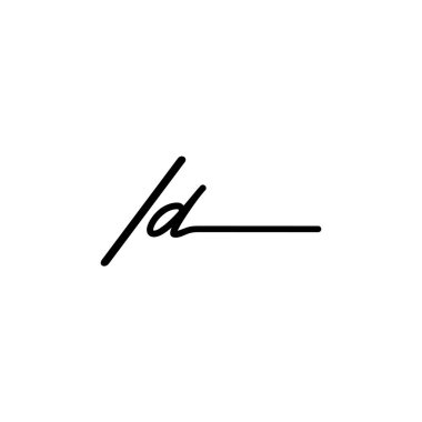 İlk imza logosu tasarımı. Moda, fotoğrafçılık, düğün, güzellik, iş dünyası logosu.