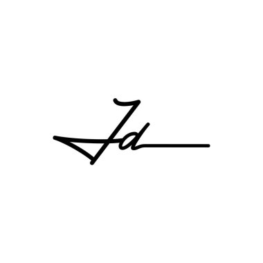 İlk imza logosu tasarımı. Moda, fotoğrafçılık, düğün, güzellik, iş dünyası logosu.