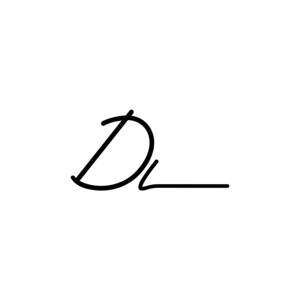 Αρχικός Σχεδιασμός Λογότυπου Υπογραφής Λογότυπο Για Μόδα Φωτογραφία Γάμο Ομορφιά — Διανυσματικό Αρχείο
