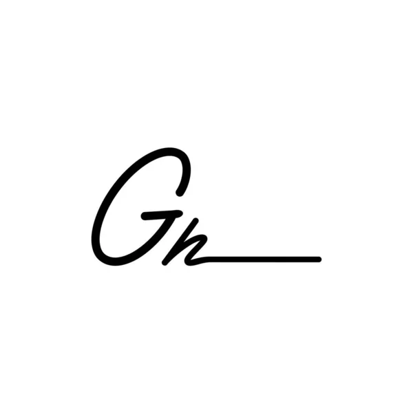 Initiële Handtekening Logo Ontwerp Logo Voor Mode Fotografie Bruiloft Schoonheid — Stockvector