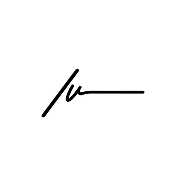 Initial Signature Logo Design Logo Für Mode Fotografie Hochzeit Schönheit — Stockvektor