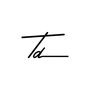 İlk imza logosu tasarımı. Moda, fotoğrafçılık, düğün, güzellik, iş dünyası logosu.