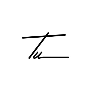 İlk imza logosu tasarımı. Moda, fotoğrafçılık, düğün, güzellik, iş dünyası logosu.