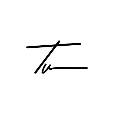 İlk imza logosu tasarımı. Moda, fotoğrafçılık, düğün, güzellik, iş dünyası logosu.