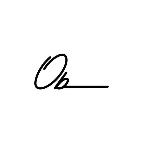 Αρχικός Σχεδιασμός Λογότυπου Υπογραφής Λογότυπο Για Μόδα Φωτογραφία Γάμο Ομορφιά — Διανυσματικό Αρχείο