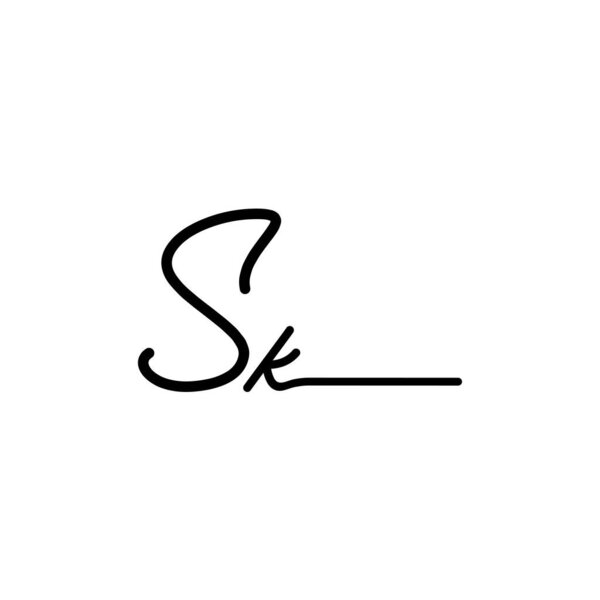 Initial Signature logo design. Logo for fashion,photography, wedding, beauty, business company.