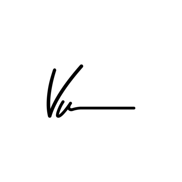 Initiële Handtekening Logo Ontwerp Logo Voor Mode Fotografie Bruiloft Schoonheid — Stockvector