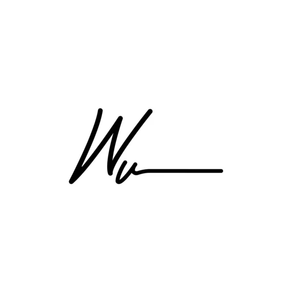 Initial Signature Logo Design Logo Für Mode Fotografie Hochzeit Schönheit — Stockvektor