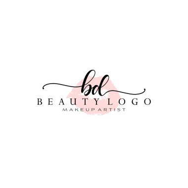 İlk el yazısı logosu tasarımı. Moda, fotoğrafçılık, düğün, güzellik, iş dünyası logosu.