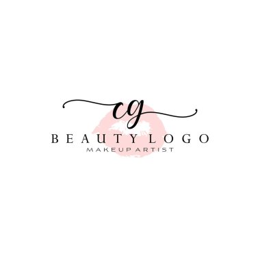 İlk el yazısı logosu tasarımı. Moda, fotoğrafçılık, düğün, güzellik, iş dünyası logosu.