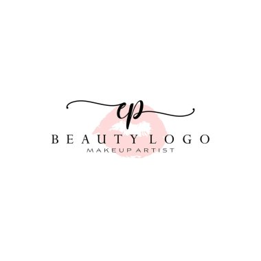 İlk el yazısı logosu tasarımı. Moda, fotoğrafçılık, düğün, güzellik, iş dünyası logosu.