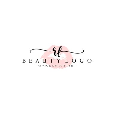 İlk el yazısı logosu tasarımı. Moda, fotoğrafçılık, düğün, güzellik, iş dünyası logosu.