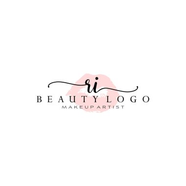 İlk el yazısı logosu tasarımı. Moda, fotoğrafçılık, düğün, güzellik, iş dünyası logosu.