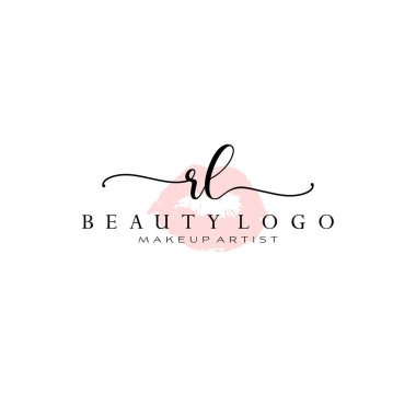 İlk el yazısı logosu tasarımı. Moda, fotoğrafçılık, düğün, güzellik, iş dünyası logosu.