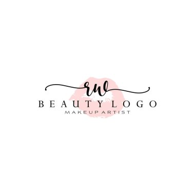İlk el yazısı logosu tasarımı. Moda, fotoğrafçılık, düğün, güzellik, iş dünyası logosu.