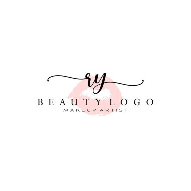 İlk el yazısı logosu tasarımı. Moda, fotoğrafçılık, düğün, güzellik, iş dünyası logosu.