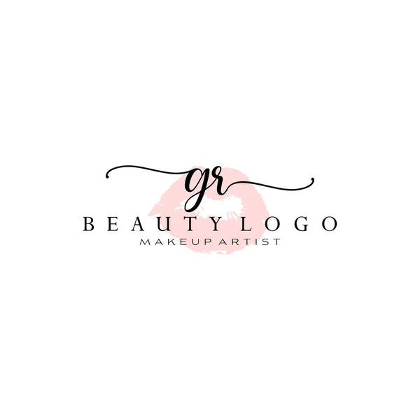 Ursprunglig Logotyp För Handstil Logotyp För Mode Fotografi Bröllop Skönhet — Stock vektor