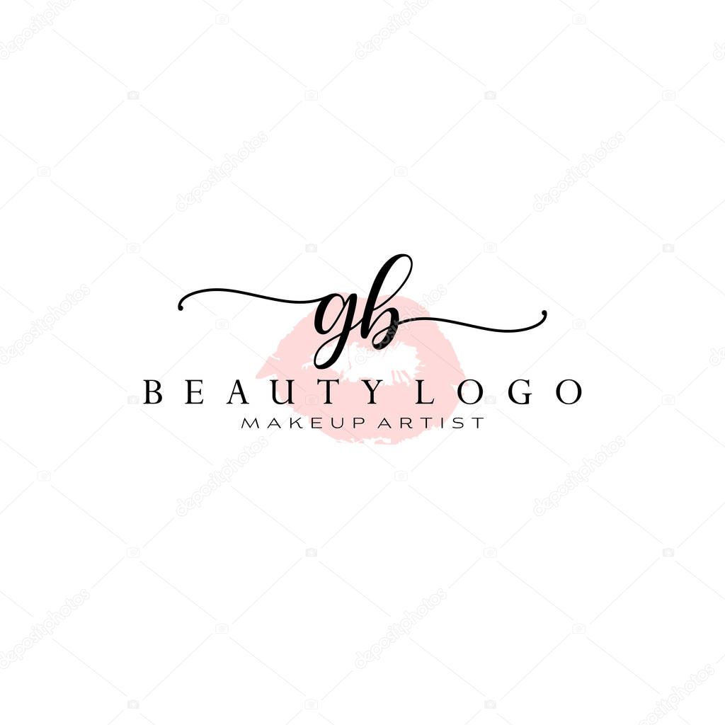 Initial handwriting logo design. Logo for fashion,photography, wedding, beauty, business company.