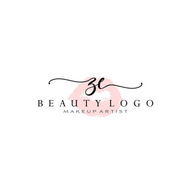 İlk el yazısı logosu tasarımı. Moda, fotoğrafçılık, düğün, güzellik, iş dünyası logosu.