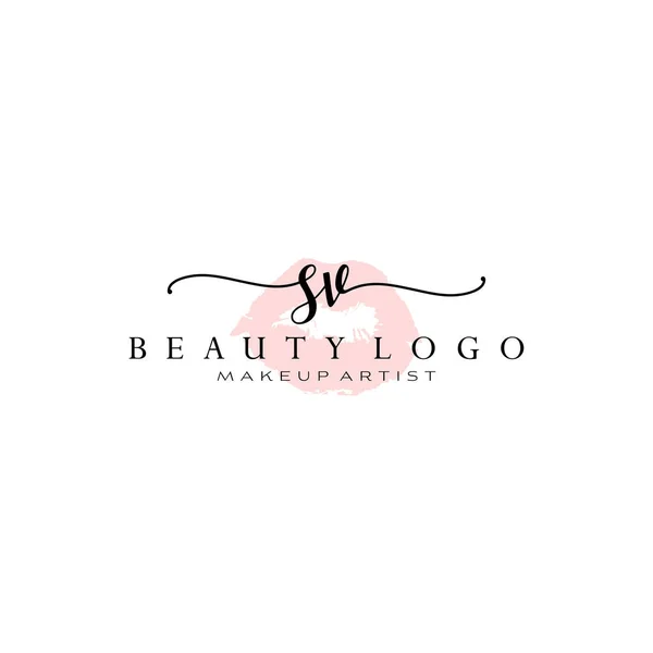 Первоначальный Дизайн Логотипа Logo Fashion Photography Wedding Beauty Business Company — стоковый вектор