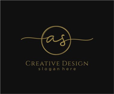 İlk el yazısı logosu tasarımı. Moda, fotoğrafçılık, düğün, güzellik, iş dünyası logosu.