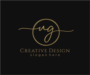 İlk el yazısı logosu tasarımı. Moda, fotoğrafçılık, düğün, güzellik, iş dünyası logosu.