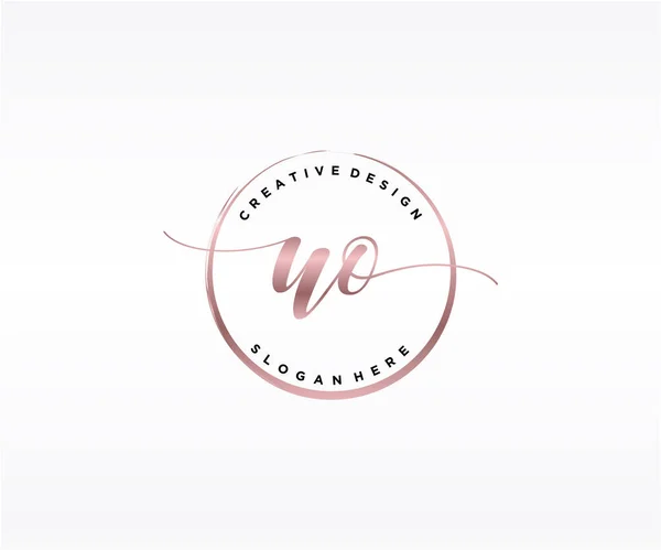 Návrh Loga Initial Handwriting Logo Pro Módu Fotografii Svatbu Krásu — Stockový vektor