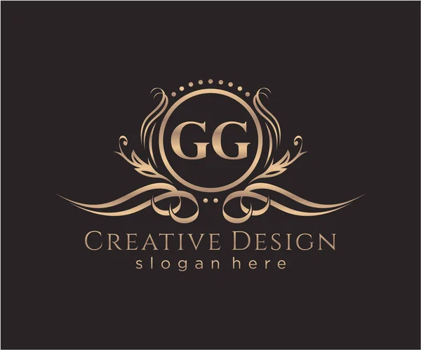 Initial Gm Beauty Monogram Elegant Logo Stock Vector (Royalty Free)  1463978195