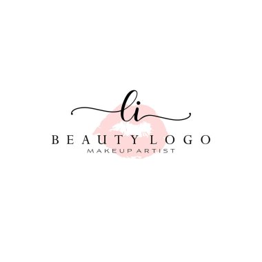 İlk el yazısı logosu tasarımı. Moda, fotoğrafçılık, düğün, güzellik, iş dünyası logosu.