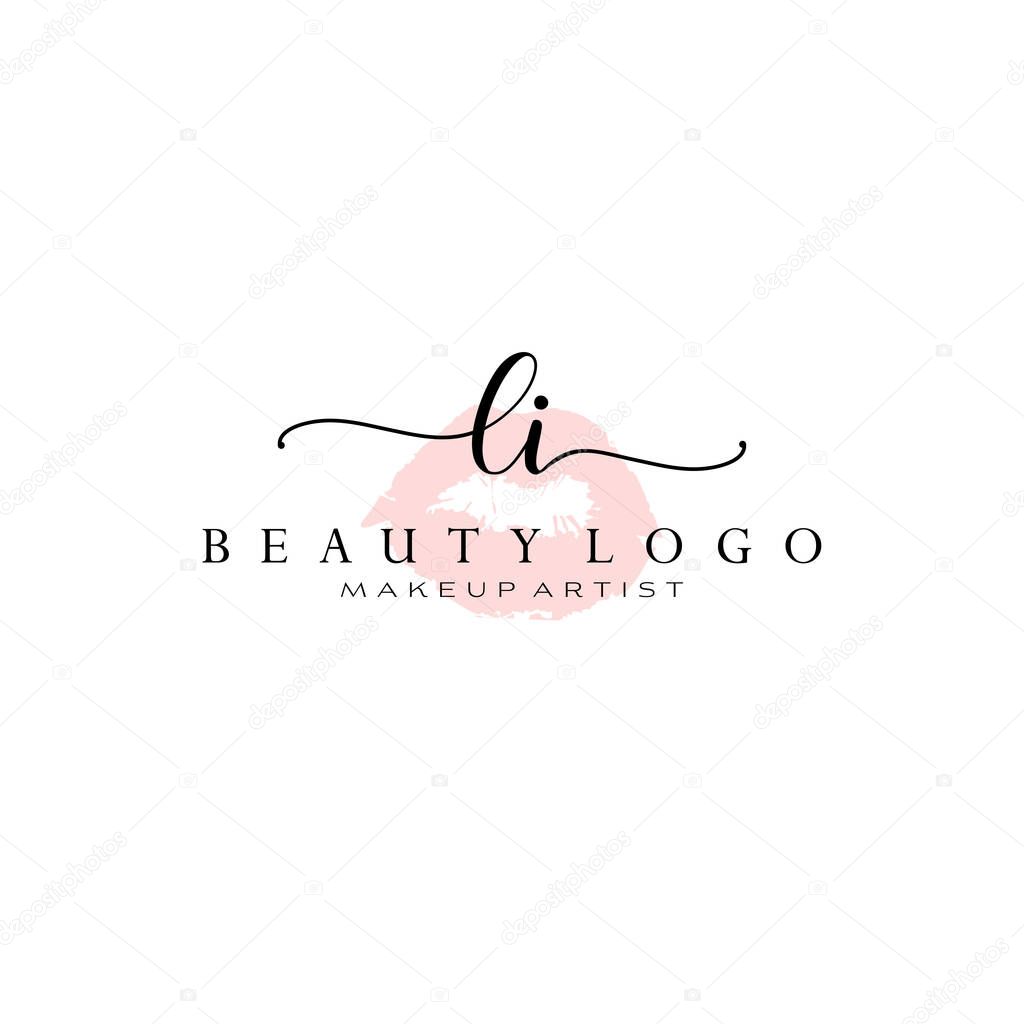 Initial handwriting logo design. Logo for fashion,photography, wedding, beauty, business company.