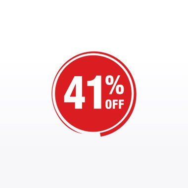 41 indirim, Etiketler için Satış Vektörü rozeti, Etiketler, Afişler, Etiketler, Web Çıkartmaları, Yeni Teklif. İndirimli origami işaret pankartı