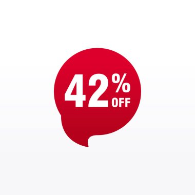 42 indirim, Etiketler için Satış Vektörü rozeti, Etiketler, Afişler, Etiketler, Web Çıkartmaları, Yeni Teklif. İndirimli origami işaret pankartı