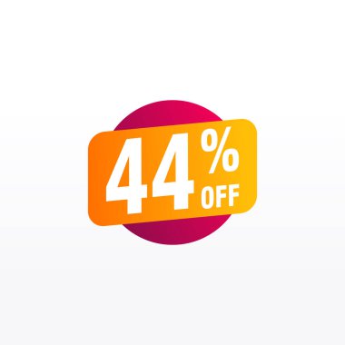 44 indirim, Etiketler için Satış Vektörü rozetleri, Etiketler, Afişler, Etiketler, Web Çıkartmaları, Yeni Teklif. İndirimli origami işaret pankartı