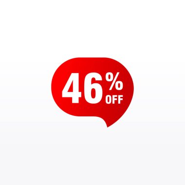 46 indirim, Etiketler için Satış Vektörü rozeti, Etiketler, Afişler, Etiketler, Web Çıkartmaları, Yeni Teklif. İndirimli origami işaret pankartı