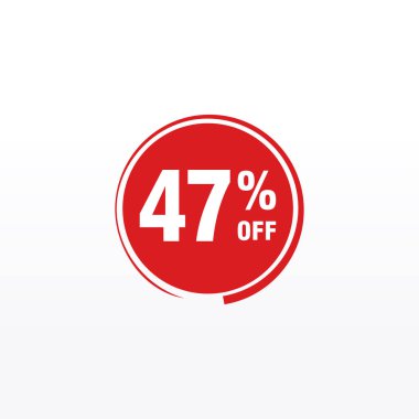 47 indirim, Etiketler için Satış Vektörü rozeti, Etiketler, Afişler, Etiketler, Web Çıkartmaları, Yeni Teklif. İndirimli origami işaret pankartı