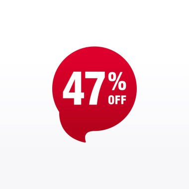 47 indirim, Etiketler için Satış Vektörü rozeti, Etiketler, Afişler, Etiketler, Web Çıkartmaları, Yeni Teklif. İndirimli origami işaret pankartı