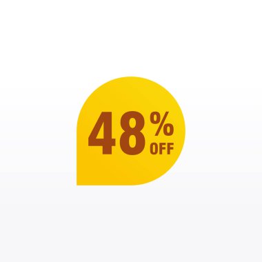 48 indirim, Etiketler için Satış Vektörü rozeti, Etiketler, Afişler, Etiketler, Web Çıkartmaları, Yeni Teklif. İndirimli origami işaret pankartı