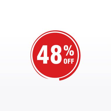 48 indirim, Etiketler için Satış Vektörü rozeti, Etiketler, Afişler, Etiketler, Web Çıkartmaları, Yeni Teklif. İndirimli origami işaret pankartı