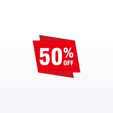 50 indirim, Etiketler için Satış Vektörü rozetleri, Etiketler, Afişler, Etiketler, Web Çıkartmaları, Yeni Teklif. İndirimli origami işaret pankartı