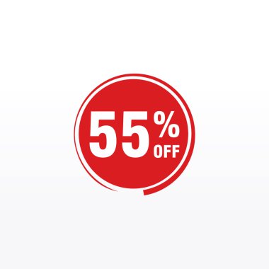 55 indirim, Etiketler için Satış Vektörü rozeti, Etiketler, Afişler, Etiketler, Web Çıkartmaları, Yeni Teklif. İndirimli origami işaret pankartı